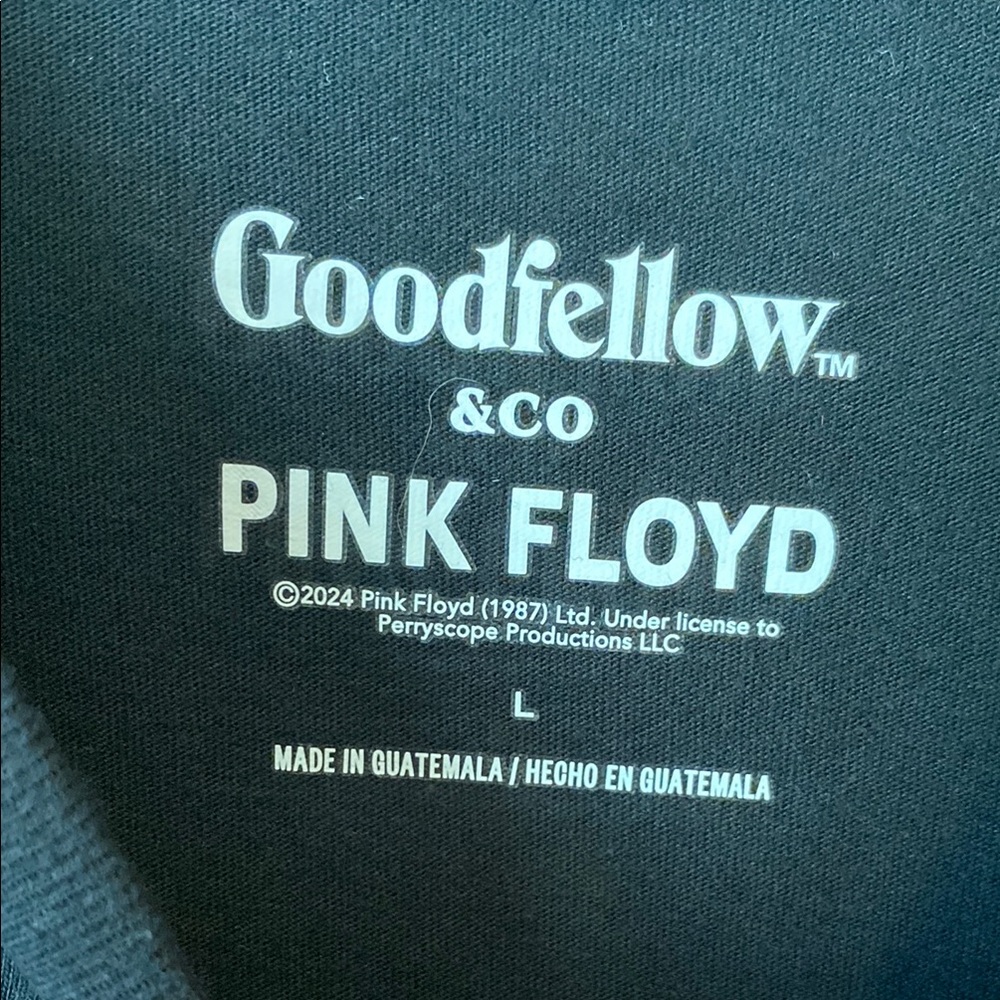 Goodfellow & Co Black Pink Floyd Graphic T-Shirt - Picture 3 of 4